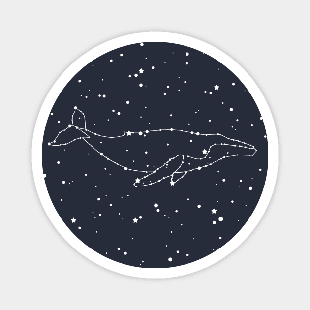 Whale Constellation Magnet by Terry Fan